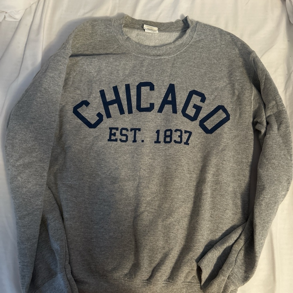 grey crewneck, very comfortable and barely worn!